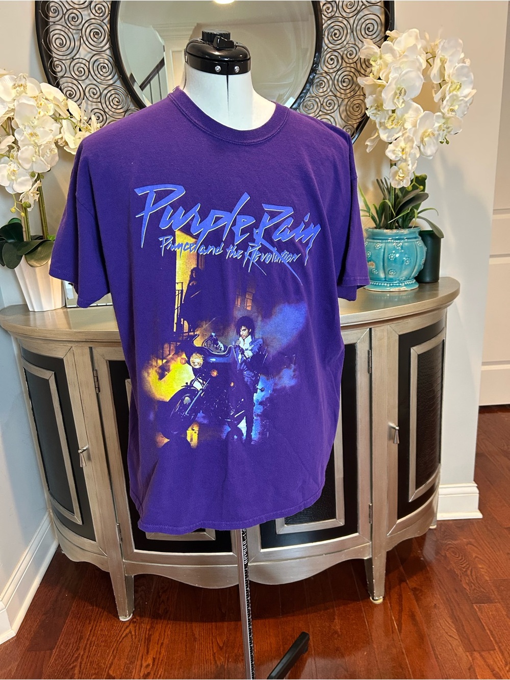 Purple Rain Graphic Tee - Purple